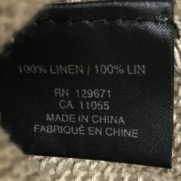 360 Linen Knit Sweater Size S - Picture 6 of 6